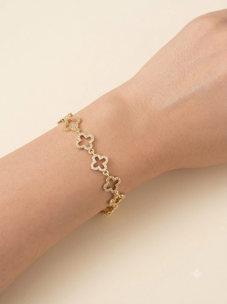 Glimmer Clover Bileklik